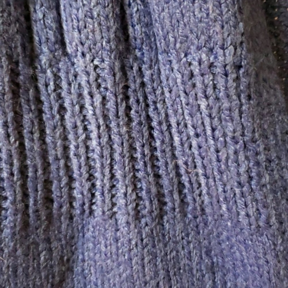 Open front blue cardigan - Picture 2 of 3